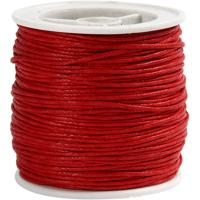 Creativ Company Katoenkoord, dikte 1 mm, rood, 40 m/ 1 rol