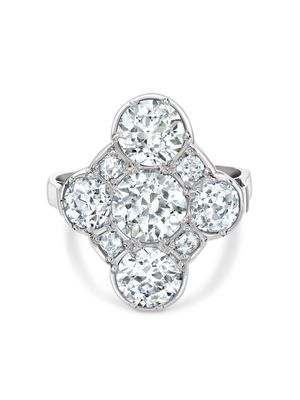 Pragnell Vintage bague Art Deco en platine (1911-1940) - Argent