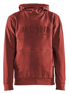 Blåkläder Hoodie 3D 35301158 | Gebrand rood | Maat L - 7330509770283