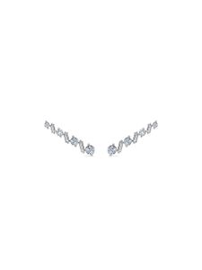 ALINKA bijoux d'oreilles Ana en or blanc 18ct ornés de diamants - Argent