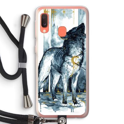 Bleeding Soul: Samsung Galaxy A20e Transparant Hoesje met koord