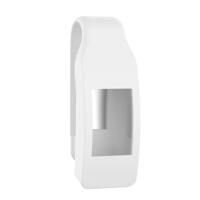 Slimme horloge silicone clip knop beschermende case voor Fitbit Inspire HR (wit)