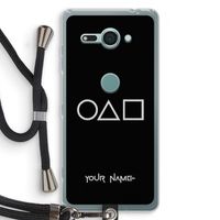 Squid Game: Sony Xperia XZ2 Compact Transparant Hoesje met koord