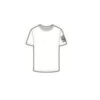 Heren-T-Shirt met Korte Mouwen Umbro TERRACE 66207U 13V Wit - Maat: M