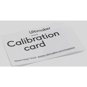 UltiMaker Calibration Card UM2/UM3/S5 Ultimaker SPUM-CALB-CARD