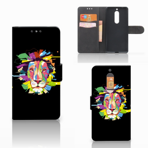 Nokia 5 Leuk Hoesje Lion Color