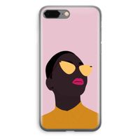 Yellow glasses: iPhone 8 Plus Transparant Hoesje
