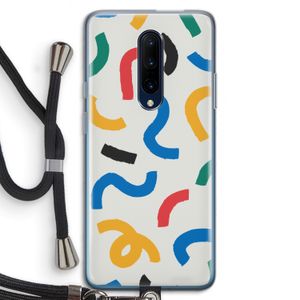 Illustratieve pop 2: OnePlus 7 Pro Transparant Hoesje met koord