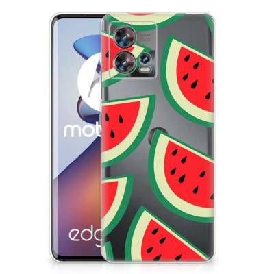 Motorola Edge 30 Fusion | Siliconen Case | Watermelons
