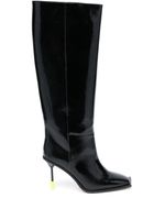 MSGM bottes en cuir 110 mm - Noir