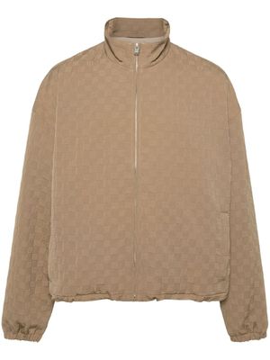 MISBHV veste zippée à logo embossé - Tons neutres