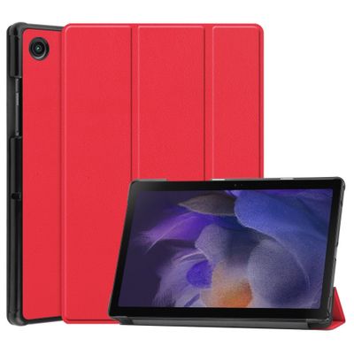 3-Vouw sleepcover hoes - Samsung Galaxy Tab A8 (2021) - Rood