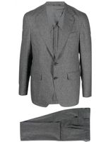 Canali costume boutonné à revers crantés - Gris - thumbnail