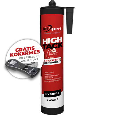 KitXpert High Tack 290ml - Zwart