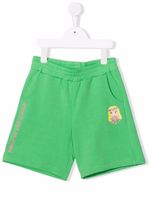 Chiara Ferragni Kids short de sport à logo imprimé - Vert