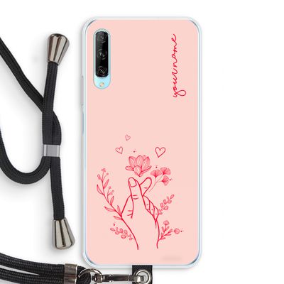 Giving Flowers: Huawei P Smart Pro Transparant Hoesje met koord