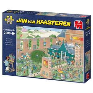 Jumbo puzzel 1000 stukjes Jan van Haasteren De kunstmarkt