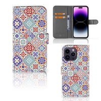 iPhone 15 Pro Max Bookcase Tiles Color - thumbnail