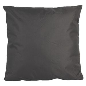 1x Bank/Sier kussens voor binnen en buiten in de kleur antraciet grijs 45 x 45 cm   -