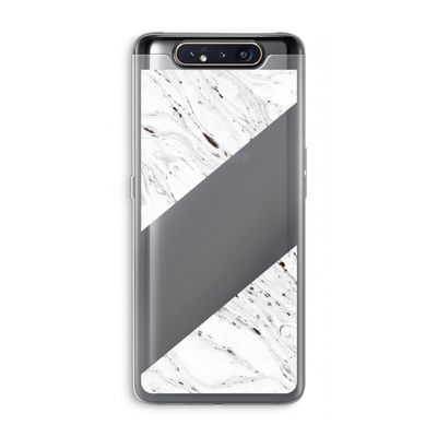Biggest stripe: Samsung Galaxy A80 Transparant Hoesje