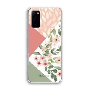 Sweet heaven geometrics: Samsung Galaxy S20 Transparant Hoesje