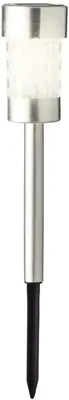 Solar buitenlamp op steker rvs