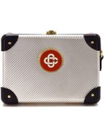 Casablanca x GT Aluminium petite malette à plaque logo - Argent