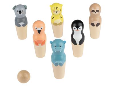 Playtive Houten motoriekspellen (Bowlingset)