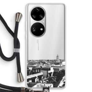 Marrakech Skyline : Huawei P50 Pro Transparant Hoesje met koord