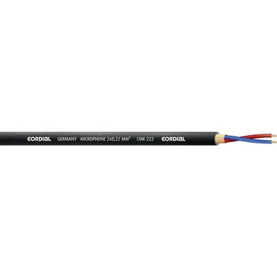 Cordial CMK 222 BLUE 100 Microfoonkabel 2 x 0.22 mm² + 2 x 0.22 mm² Blauw per meter