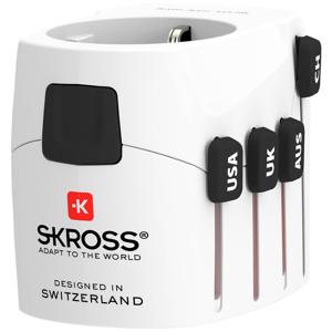 Skross PRO netstekker adapter Universeel Wit