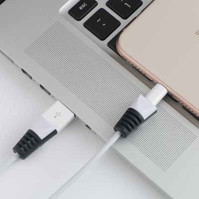 2 PC's anti-pauze USB gratis kabel Winder beschermende Case bescherming Sleeve (zwart)