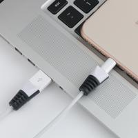 2 PC's anti-pauze USB gratis kabel Winder beschermende Case bescherming Sleeve (zwart)