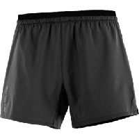 Salomon Cross 5 shorts no liner heren - ZWART - Heren