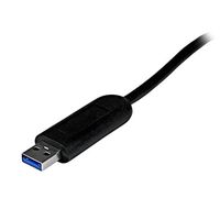 StarTech.com 4-poorts draagbare SuperSpeed USB 3.0-hub met geintegreerde kabel - thumbnail