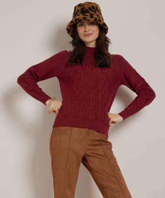 trui met kabeldessin trui met kabeldessin