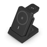 Draadloze oplader Aisens USB-C 4IN1 15WACCS Zwart 15 W 50 W