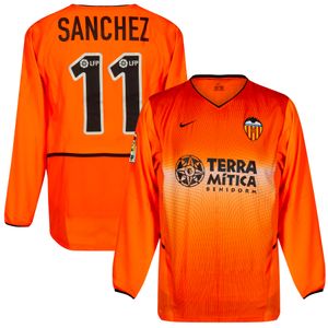 Valencia Shirt Uit 2002-2003 + SANCHEZ 11
