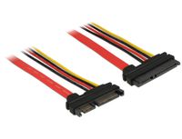 Delock 83802 Verlengkabel SATA 6 Gb/s 22-polige stekker > SATA 22-polige bus (5 V + 12 V) 10cm