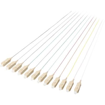 Digitus DK-25221-02-4 Glasvezel Optische vezel Aansluitkabel 2.00 m Wit, Violet, Zwart, Turquoise, Rood, Pink, Oranje, Groen, Grijs, Geel, Bruin, Blauw [1x