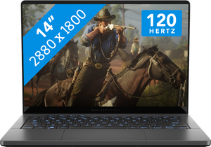 ASUS ROG Zephyrus G14 GA403UI-QS024W Laptop 35,6 cm (14") 3K AMD Ryzen™ 9 8945HS 32 GB LPDDR5x-SDRAM 1 TB SSD NVIDIA GeForce RTX 4070 Wi-Fi 6E (802.11ax) Windows 11 Home Grijs