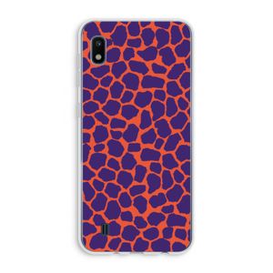 Purple Giraffe: Samsung Galaxy A10 Transparant Hoesje