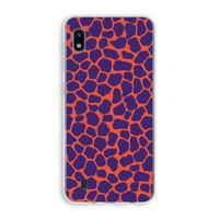 Purple Giraffe: Samsung Galaxy A10 Transparant Hoesje