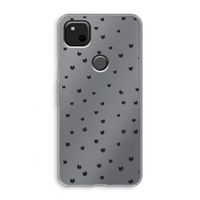 Kleine kattenkopjes: Google Pixel 4a Transparant Hoesje