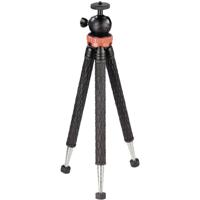 Hama Tripod 1/4 inch Werkhoogte: 23 - 105 cm Zwart, Zilver, Rood Voor smartphones en GoPro