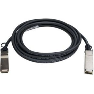 QNAP CAB-NIC40G30M-QSFP InfiniBand-kabel 3 m QSFP+ Zwart