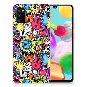 Samsung Galaxy A41 Silicone Back Cover Punk Rock