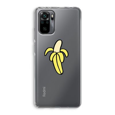 Banana: Xiaomi Redmi Note 10 Pro Transparant Hoesje