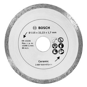 Bosch Accessoires Diamantdoorslijpschijf voor tegels, 115 mm - 2607019472