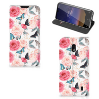 Nokia 2.2 Smart Cover Butterfly Roses